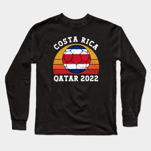 Costa Rica Football Long Sleeve T-Shirt